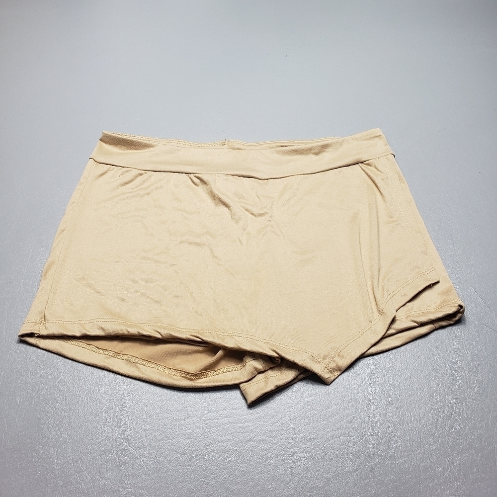 eye candy tan skort women's plus size 1X